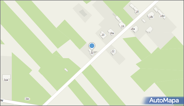 Eufeminów, Eufeminów, 21, mapa Eufeminów