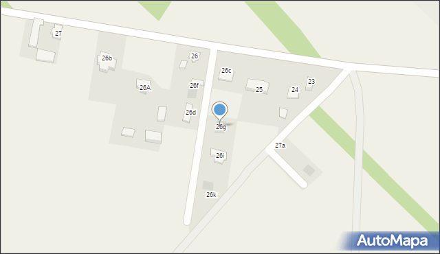 Eufeminów, Eufeminów, 26g, mapa Eufeminów