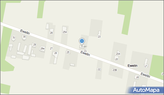 Ewelin, Ewelin, 24, mapa Ewelin