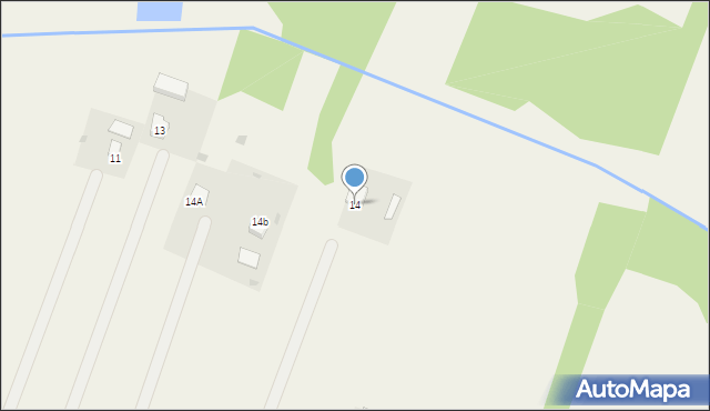 Ewelinów, Ewelinów, 14, mapa Ewelinów