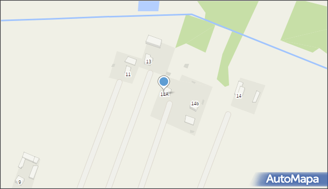 Ewelinów, Ewelinów, 14A, mapa Ewelinów