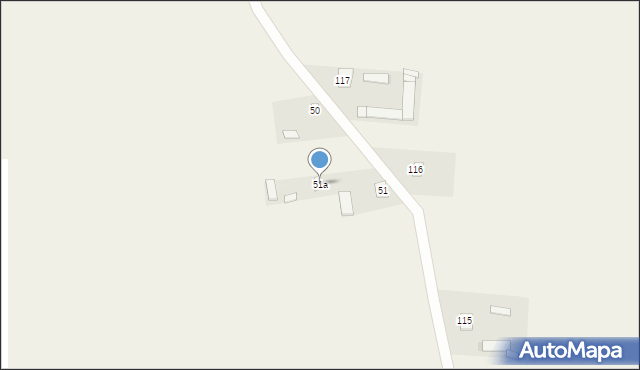 Ewunin, Ewunin, 51a, mapa Ewunin