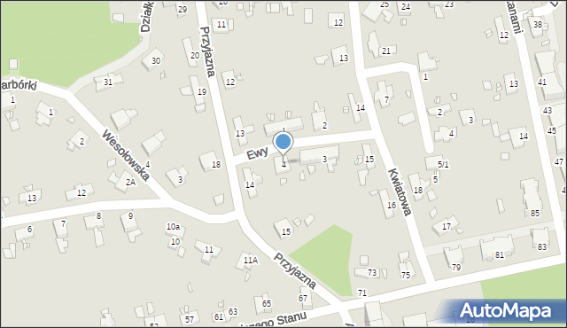 Katowice, Ewy, 4, mapa Katowic