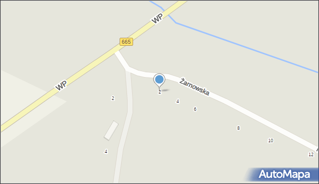 Augustów, Fabryczna, 2, mapa Augustów