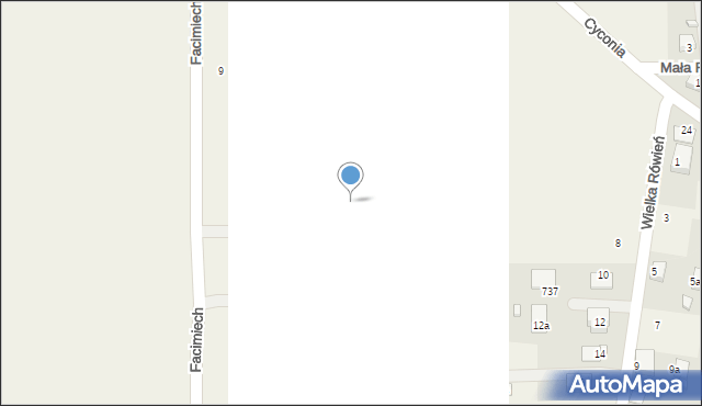 Barcice, Facimiech, 17c, mapa Barcice