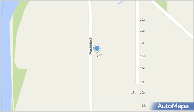 Barcice, Facimiech, 9, mapa Barcice