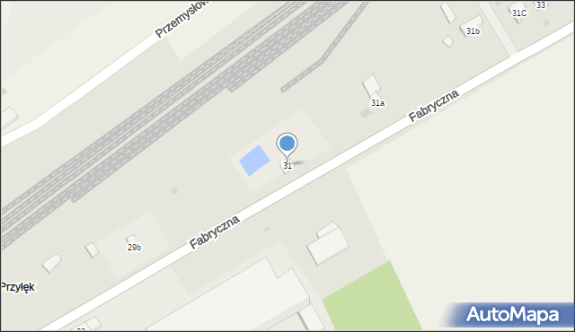 Bardo, Fabryczna, 31, mapa Bardo