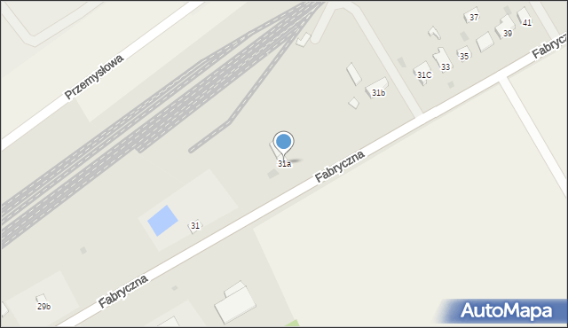 Bardo, Fabryczna, 31a, mapa Bardo