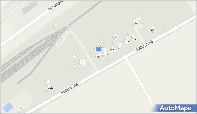 Bardo, Fabryczna, 31C, mapa Bardo