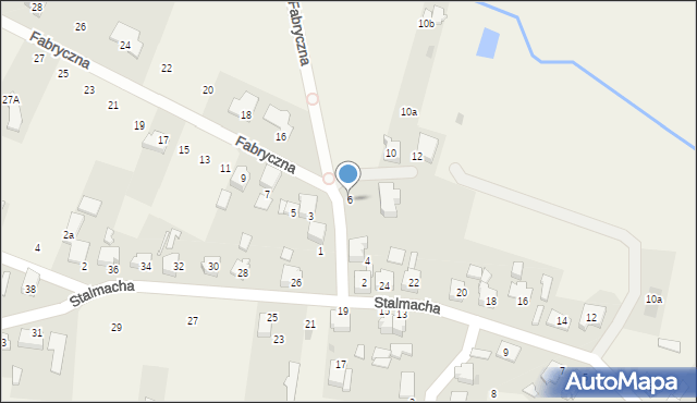 Bojszowy, Fabryczna, 6, mapa Bojszowy