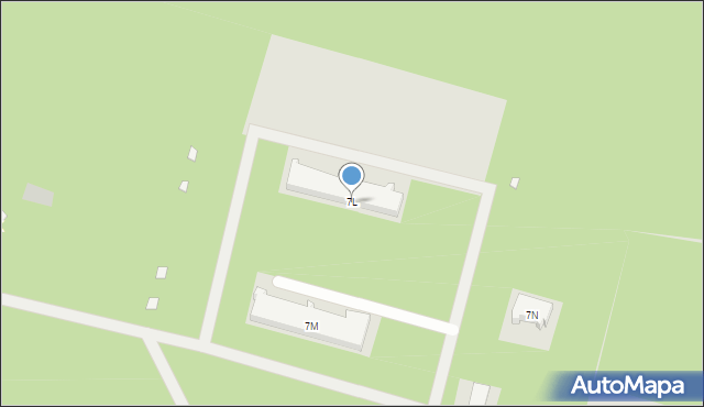 Czarna Białostocka, Fabryczna, 7L, mapa Czarna Białostocka