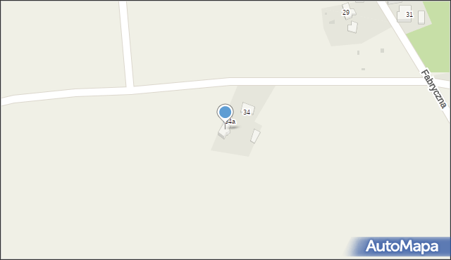 Czarnogłowy, Fabryczna, 34b, mapa Czarnogłowy