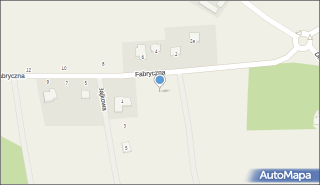 Czekaj, Fabryczna, 1, mapa Czekaj