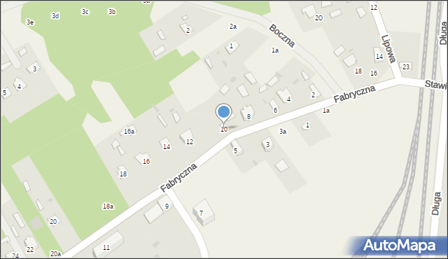 Czeremcha, Fabryczna, 10, mapa Czeremcha