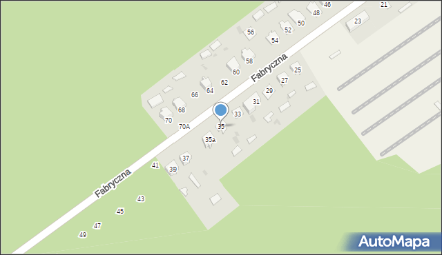 Czeremcha, Fabryczna, 35, mapa Czeremcha