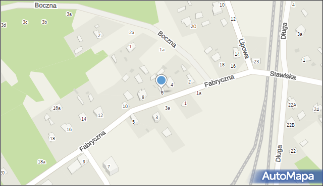 Czeremcha, Fabryczna, 6, mapa Czeremcha