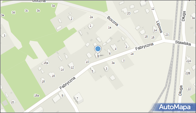 Czeremcha, Fabryczna, 8, mapa Czeremcha