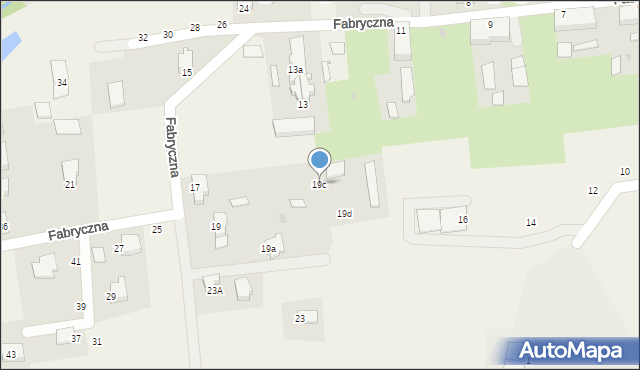 Dębnica Kaszubska, Fabryczna, 19c, mapa Dębnica Kaszubska