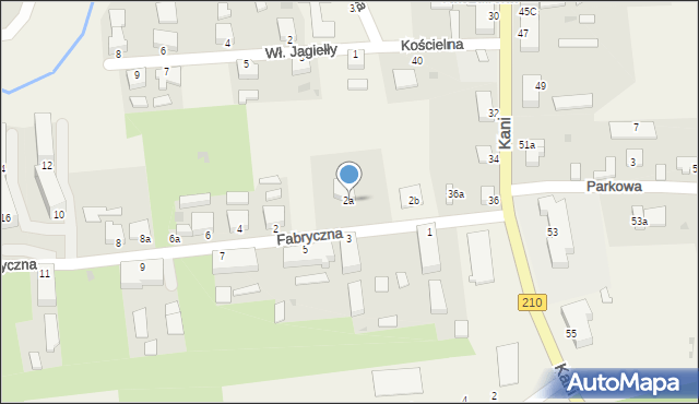 Dębnica Kaszubska, Fabryczna, 2a, mapa Dębnica Kaszubska