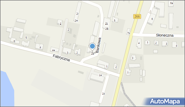 Dobre, Fabryczna, 2a, mapa Dobre