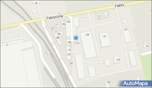 Dobre Miasto, Fabryczna, 13g, mapa Dobre Miasto