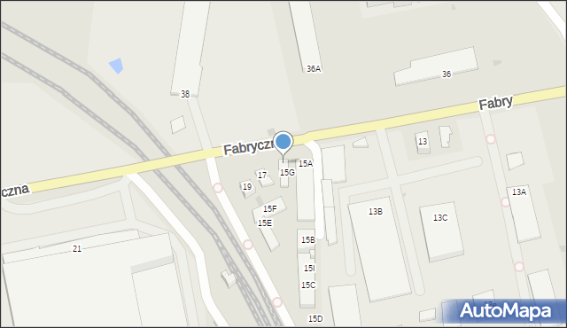 Dobre Miasto, Fabryczna, 15H, mapa Dobre Miasto