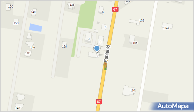 Fabianki, Fabianki, 2, mapa Fabianki