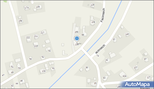 Facimiech, Facimiech, 135, mapa Facimiech