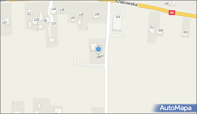 Facimiech, Facimiech, 209, mapa Facimiech