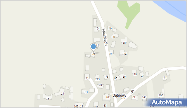 Facimiech, Facimiech, 76, mapa Facimiech