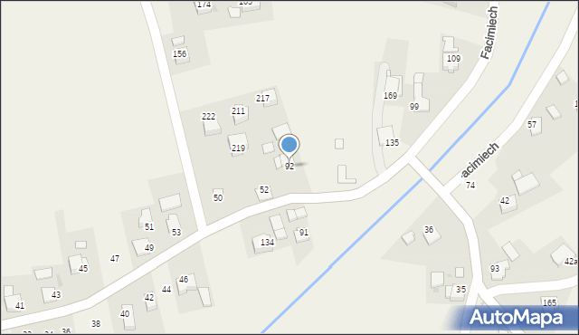 Facimiech, Facimiech, 92, mapa Facimiech