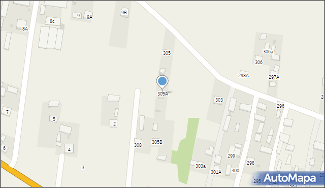 Fajsławice, Fajsławice, 305A, mapa Fajsławice