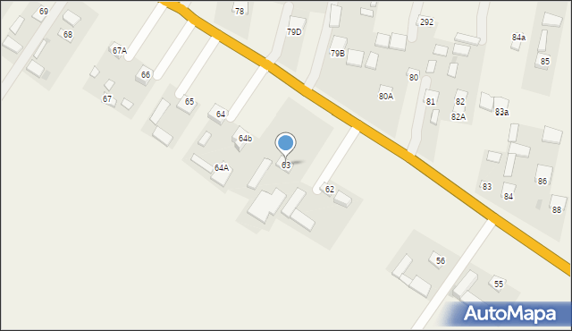 Fajsławice, Fajsławice, 63, mapa Fajsławice