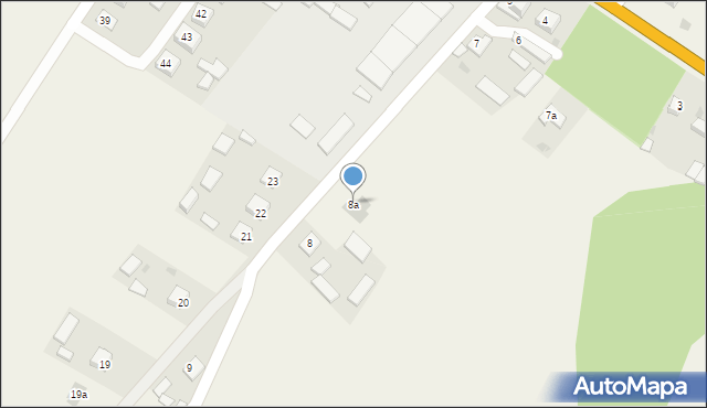 Fajsławice, Fajsławice, 8a, mapa Fajsławice