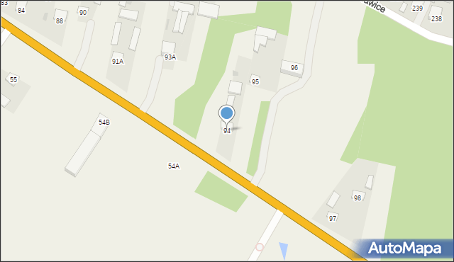 Fajsławice, Fajsławice, 94, mapa Fajsławice