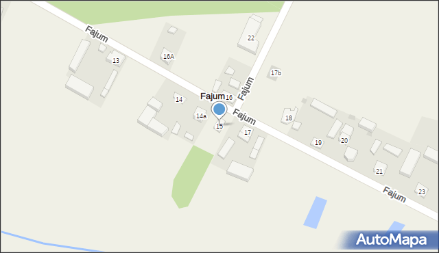 Fajum, Fajum, 15, mapa Fajum