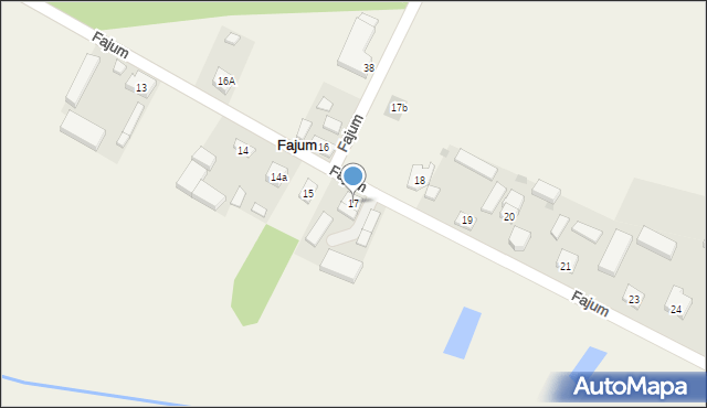 Fajum, Fajum, 17, mapa Fajum