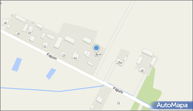 Fajum, Fajum, 25, mapa Fajum