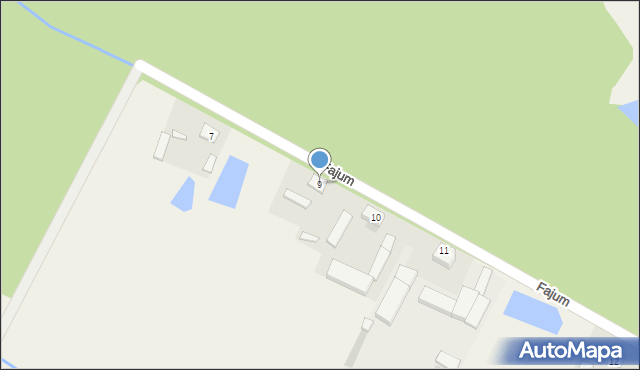 Fajum, Fajum, 9, mapa Fajum