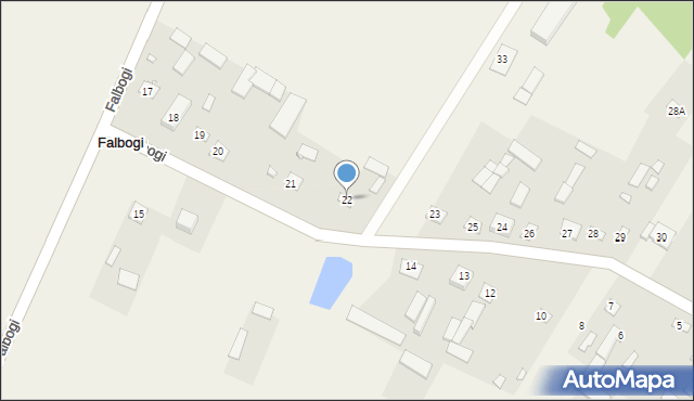 Falbogi, Falbogi, 22, mapa Falbogi