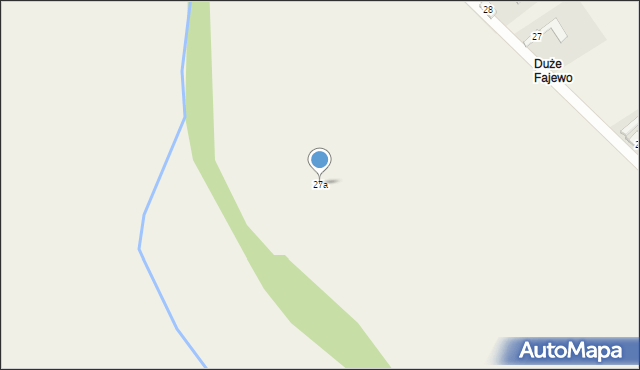 Falborz-Kolonia, Falborz-Kolonia, 27a, mapa Falborz-Kolonia
