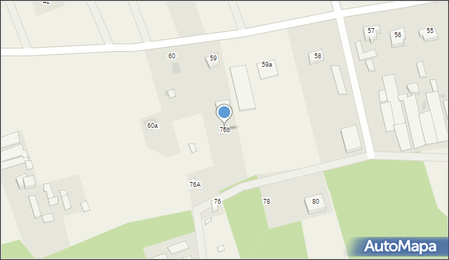Falęcice, Falęcice, 76b, mapa Falęcice