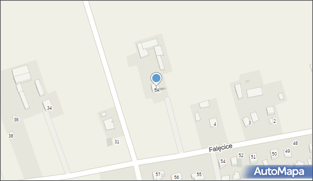 Falęcice-Wola, Falęcice-Wola, 5A, mapa Falęcice-Wola