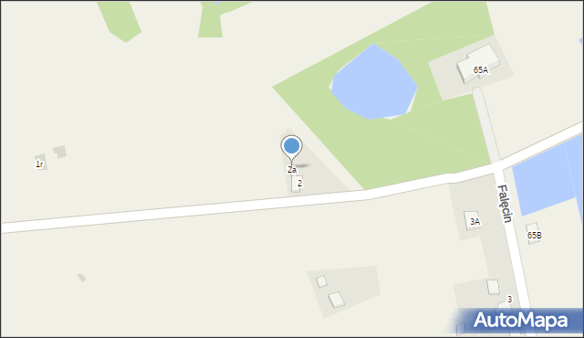 Falęcin, Falęcin, 2a, mapa Falęcin