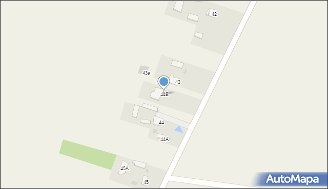 Falęcin, Falęcin, 44B, mapa Falęcin