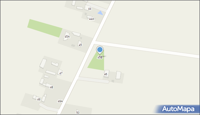 Falęcin, Falęcin, 45B, mapa Falęcin