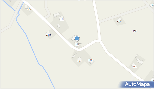 Falejówka, Falejówka, 123, mapa Falejówka