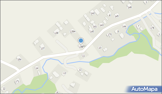 Falejówka, Falejówka, 139, mapa Falejówka