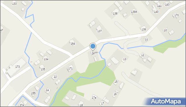 Falejówka, Falejówka, 14, mapa Falejówka