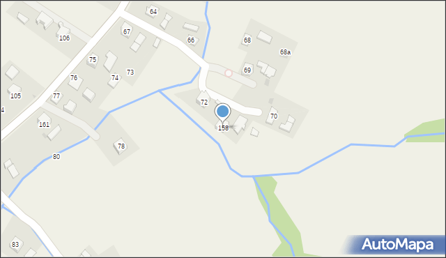Falejówka, Falejówka, 158, mapa Falejówka